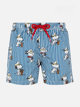 Short de bain mi-long Jean avec imprimé Snoopy | SNOOPY PEANUTS® SPECIAL EDITION 