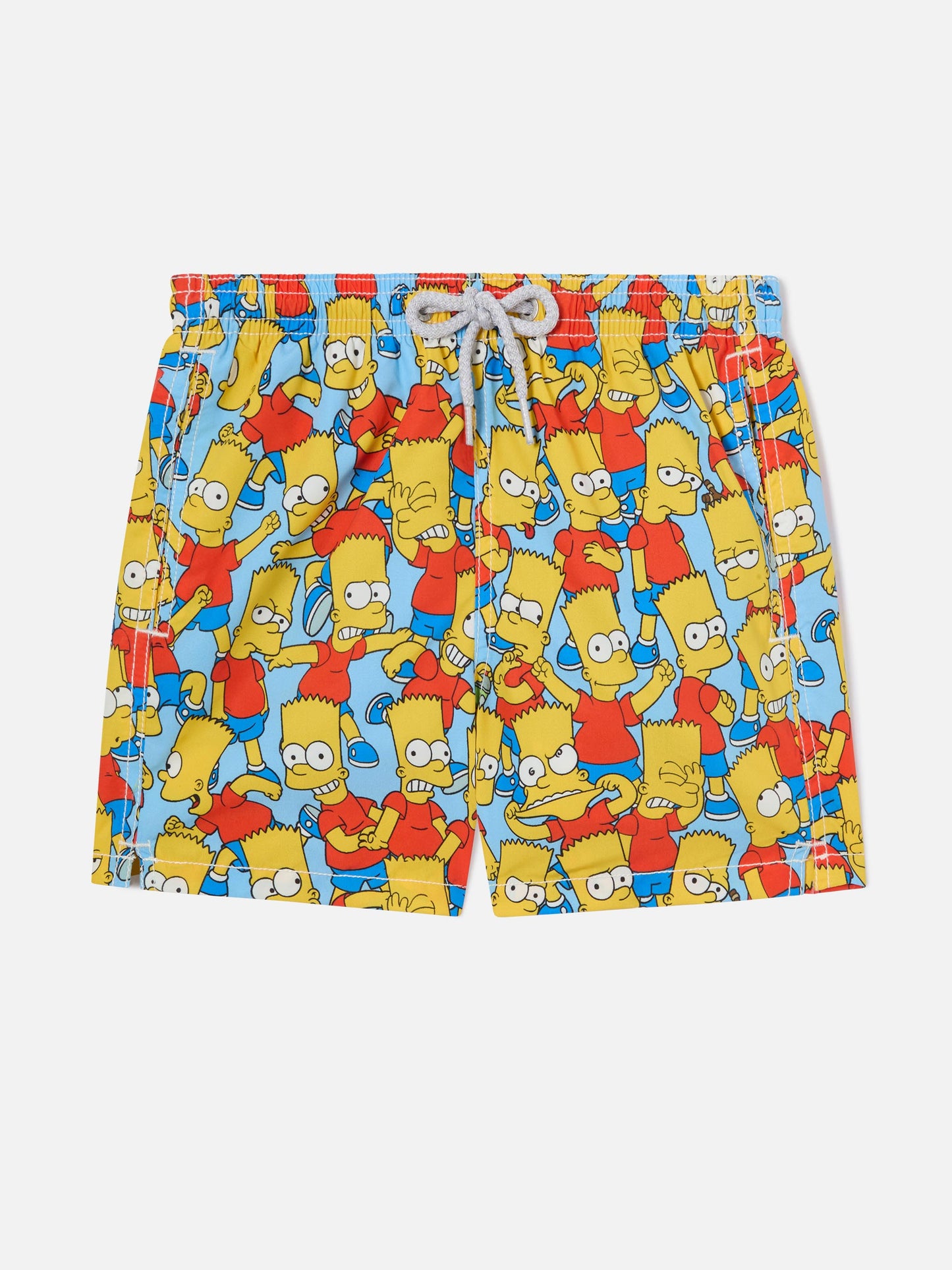 Short de bain garçon mi-long en jean avec imprimé Bart Simpson | THE SIMPSON SPECIAL EDITION 