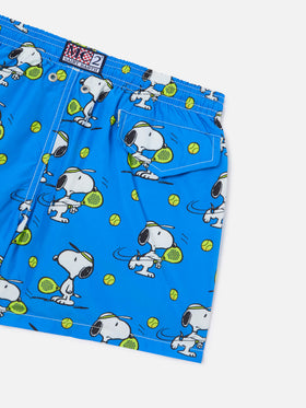 Bañador corto de tejido ligero para niño con estampado Snoopy Padel | SNOOPY - PEANUTS™ SPECIAL EDITION 