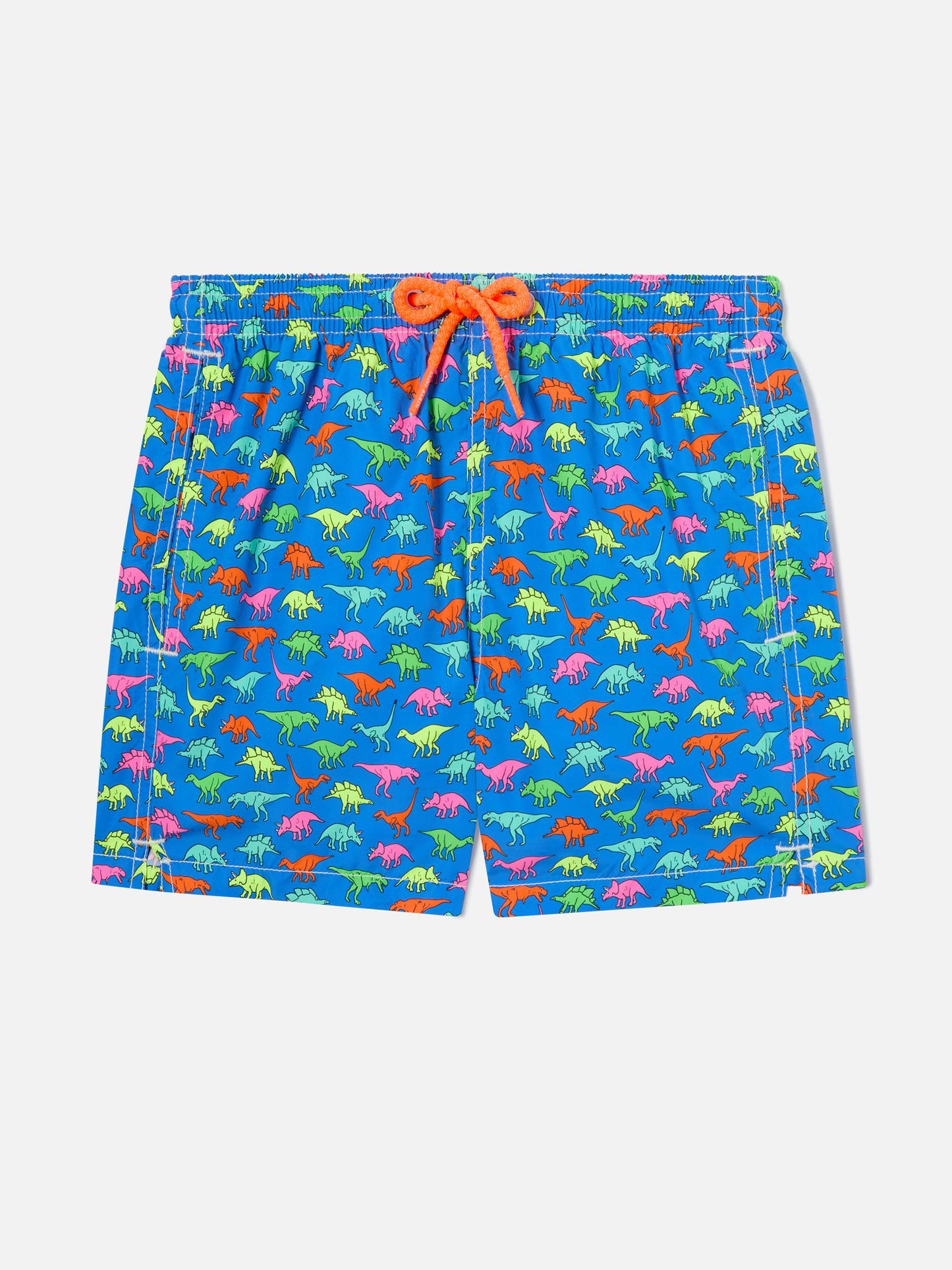 Bañador tipo shorts para niño con estampado multicolor de dinosaurios 
