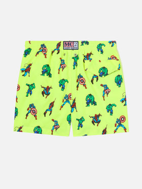 Badeshorts Jean Lighting mit Marvel Superhero Allover-Print | Special Edition 