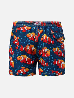 Jean Lighting Badeshorts aus leichtem Stoff mit Fischmuster