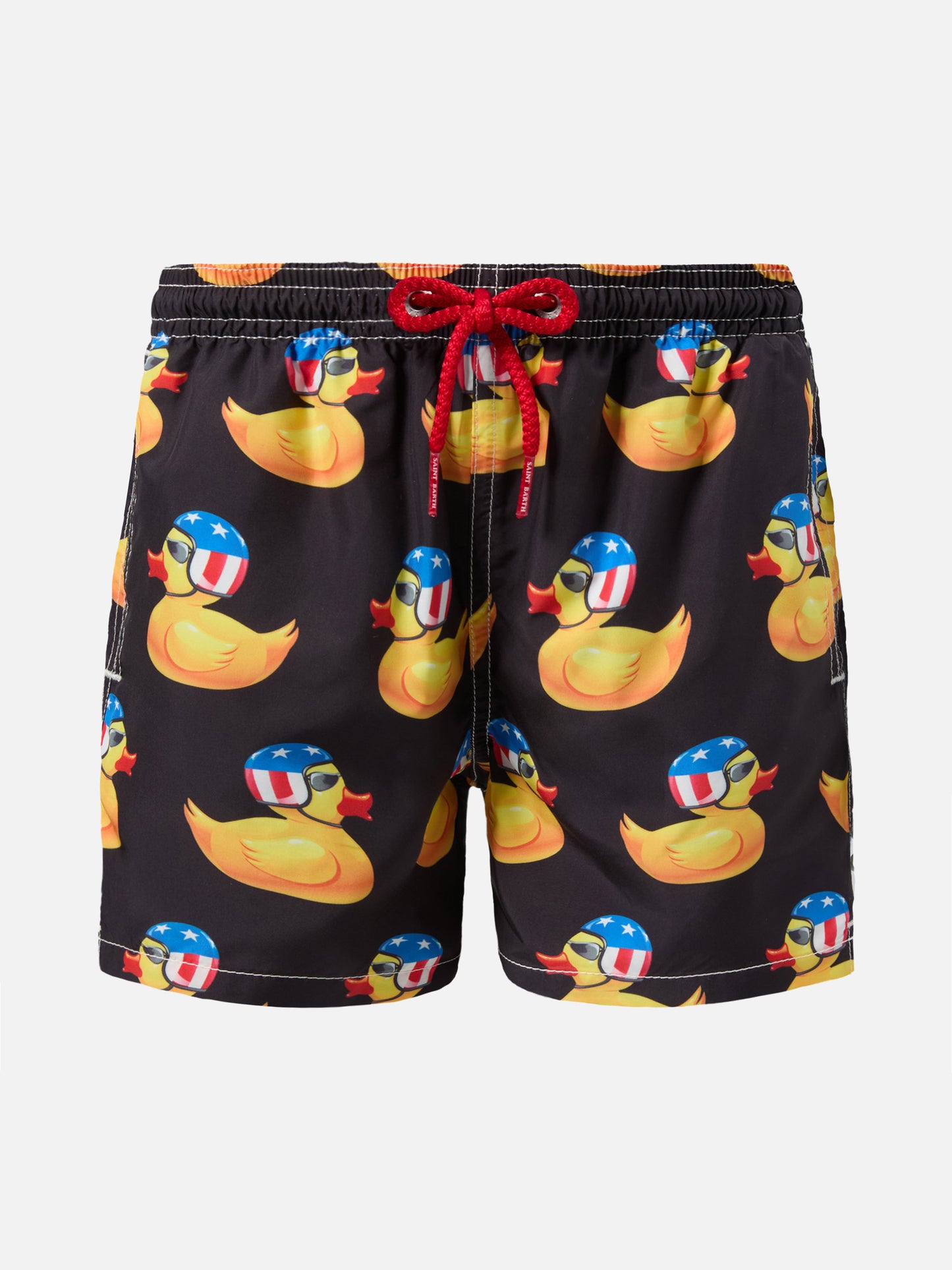 Jean Lighting Badeshorts aus leichtem Stoff mit Entenmotiv