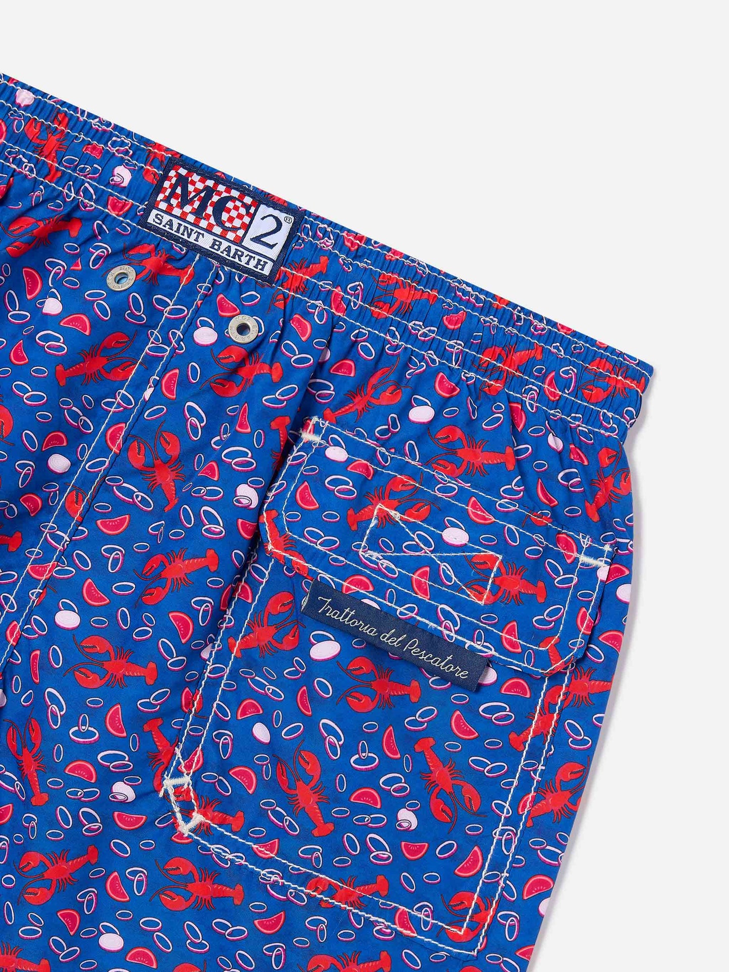 Badeshorts Jean Lighting mit All-over-Hummer-Print 