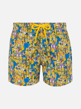 Costume mare Jean Lighting in tessuto leggero con stampa The Simpson team | THE SIMPSON SPECIAL EDITION