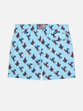 Bañador tipo short para niño Jean Lighting con estampado Spiderman | Edición especial 