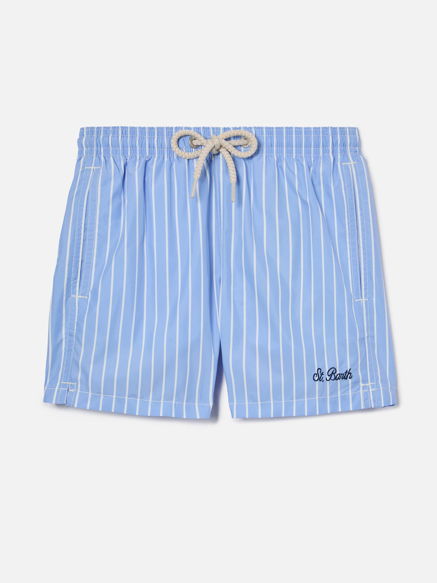 Short de bain Jean Lighting à motif rayé 