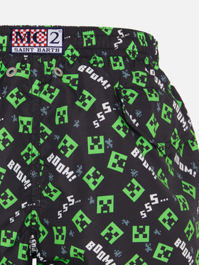 Costume mare Jean Lighting in tessuto leggero con stampa Minecraft | MINECRAFT SPECIAL EDITION