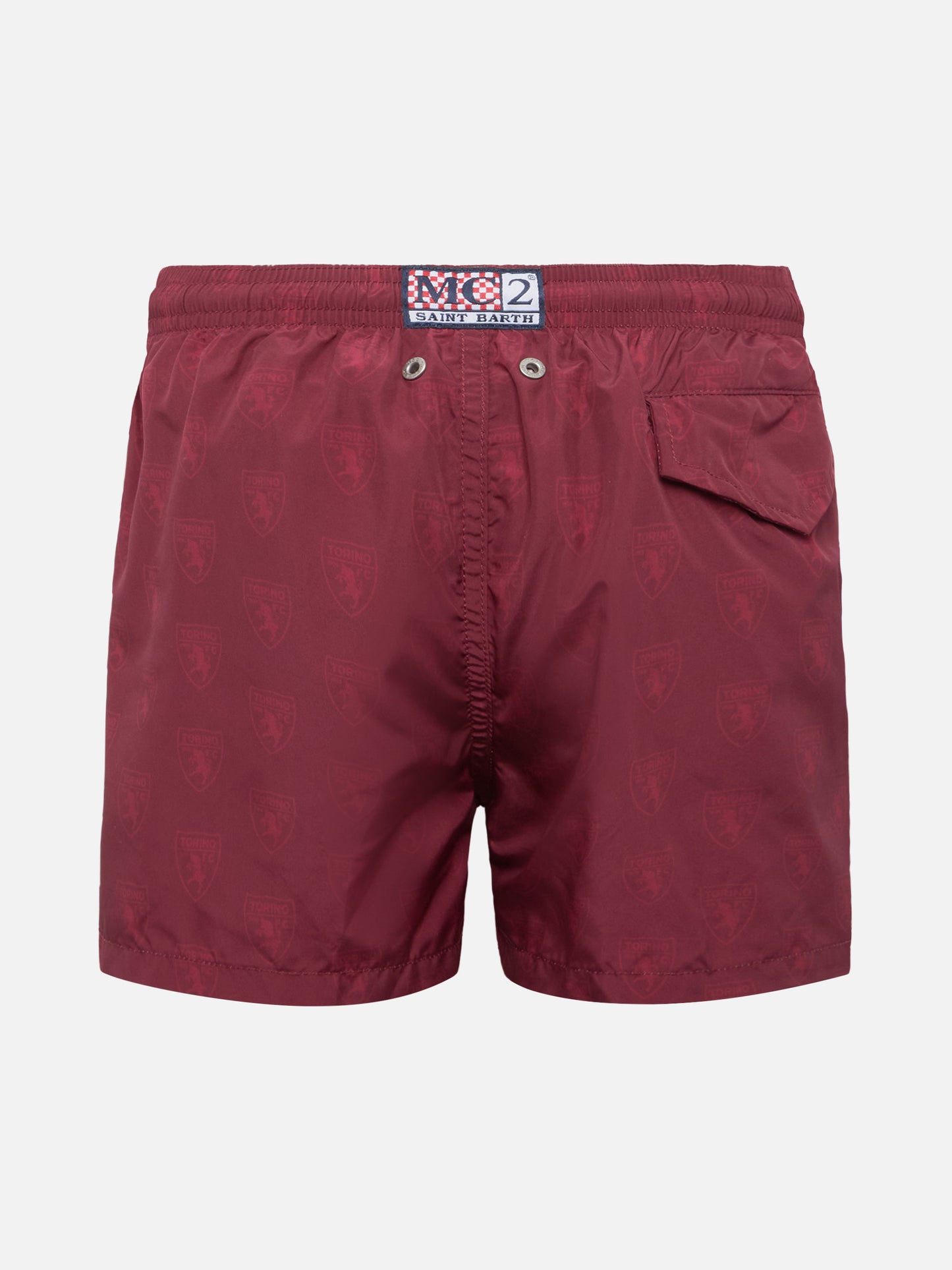 Bañador corto de tejido ligero Jean Lighting con estampado del logotipo Torino | TORINO FC SPECIAL EDITION 
