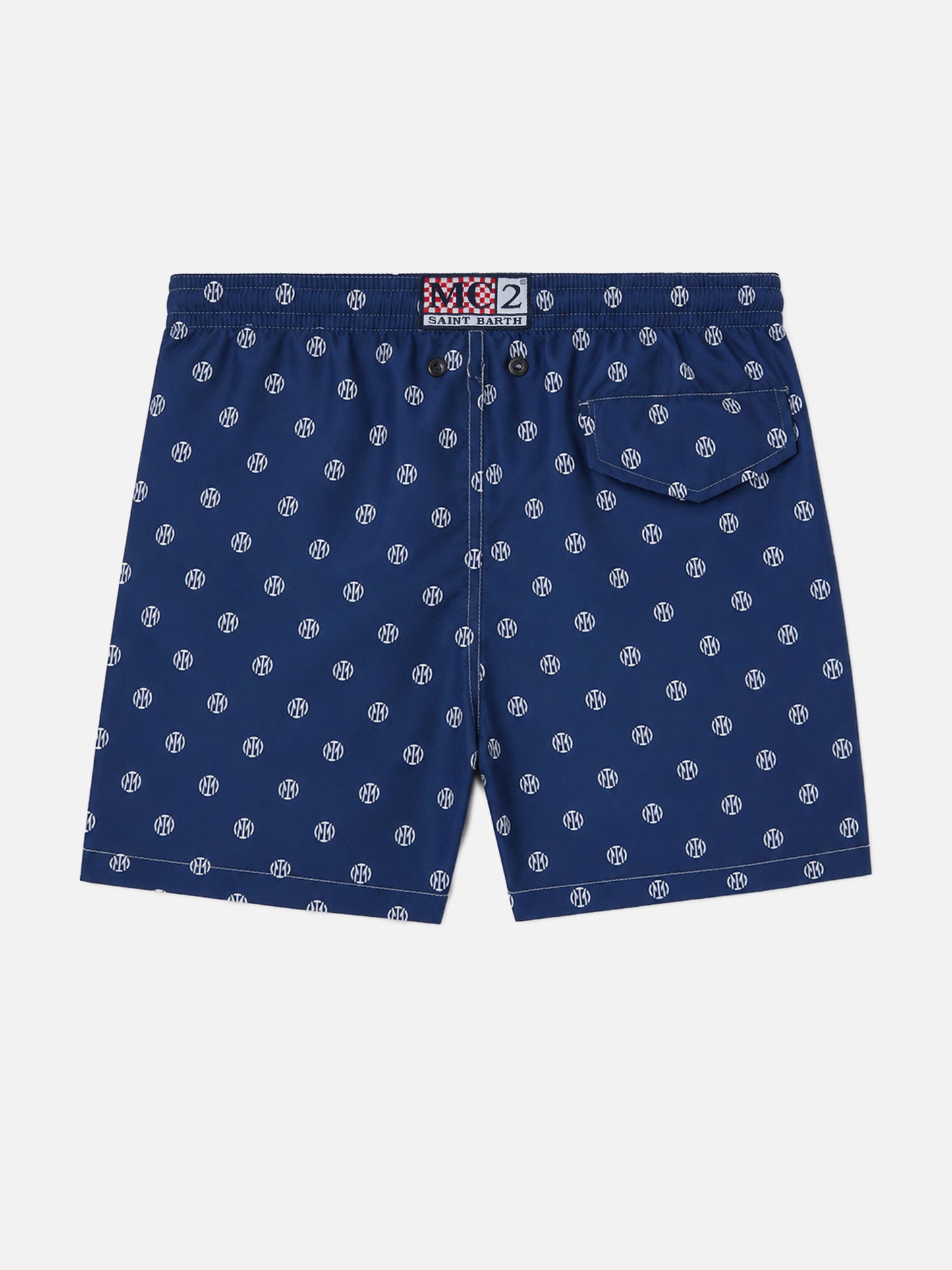 Jean lightweight fabric swim shorts with Inter logo print | INTER FC SPECIAL EDITION