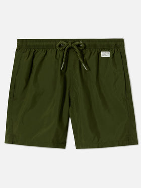 Jean Lighting Pantone swim shorts solid Military Green
