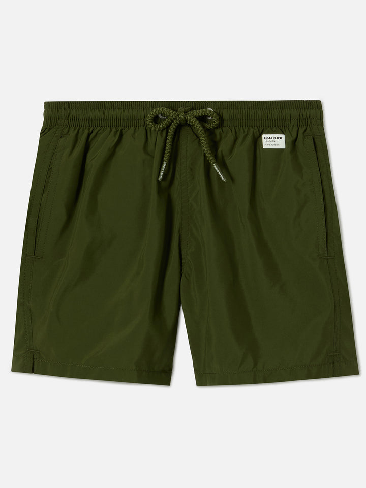 Jean Lighting Pantone Badeshorts in Military Green 