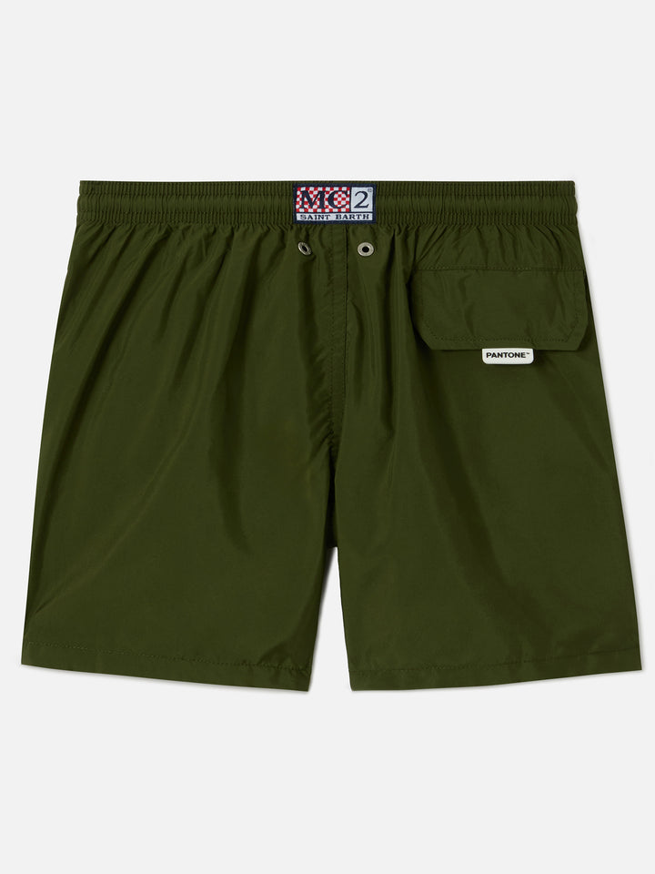 Jean Lighting Pantone Badeshorts in Military Green 