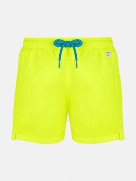 Jean Lighting Pantone lightweight fluo yellow swim shorts | PANTONE® SPECIAL EDITION - MC2 Saint Barth