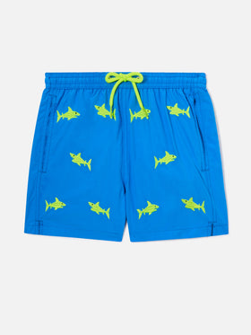 Short de bain garçon avec broderie 