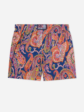 Short de bain léger Jean Lighting 70 avec imprimé cachemire 