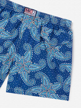 Badehose für Jungen mit Paisley-Print 