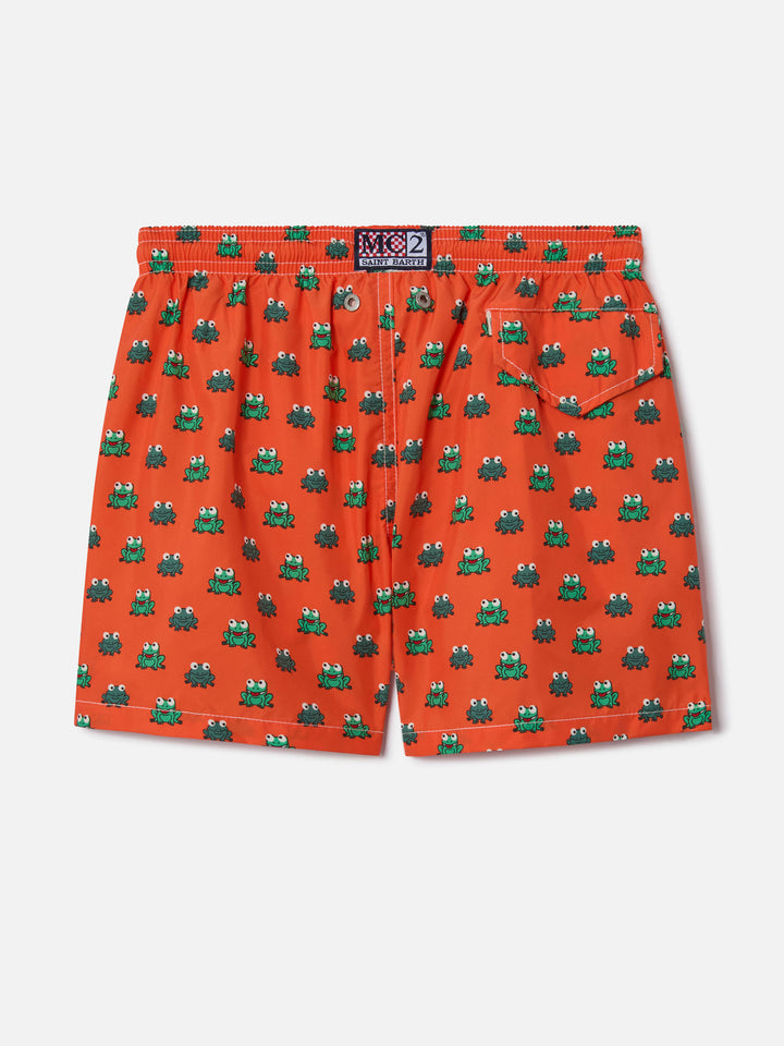 Short de bain léger Jean Lighting 70 avec imprimé grenouilles 