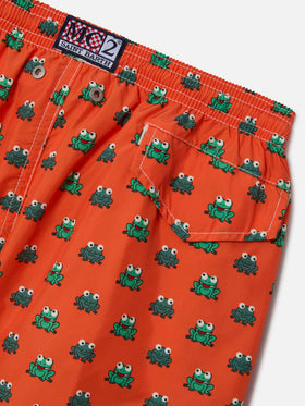Short de bain léger Jean Lighting 70 avec imprimé grenouilles 