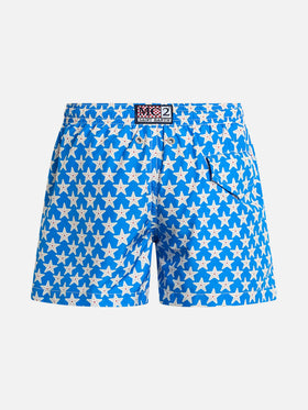 Badeshorts für Jungen aus leichtem Stoff Jean Lighting 70 mit Seesternen-Aufdruck