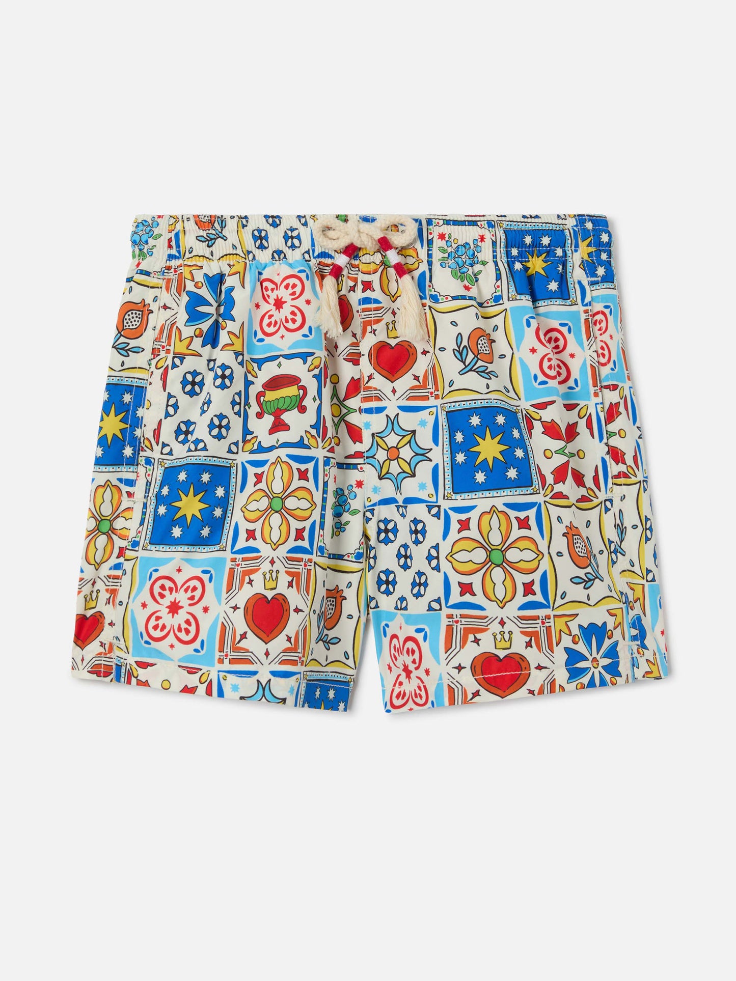 Short de bain Jean Lighting 70 avec imprimé all-over Maiolica 