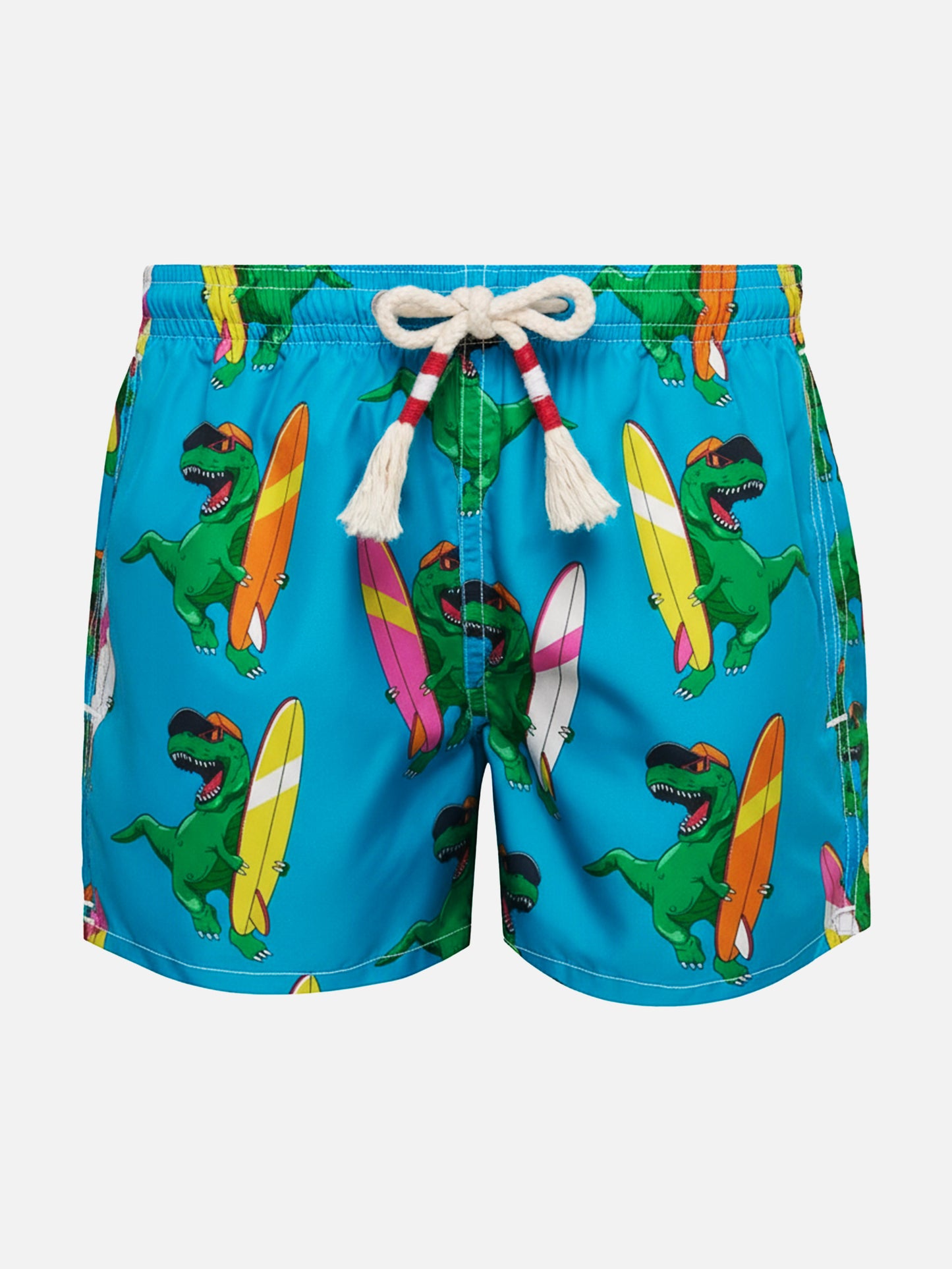 Short de bain mi-long Jean à imprimé dinosaures 