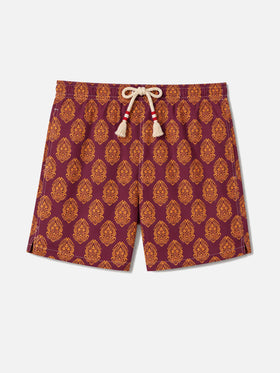 Jean Lighting 70 leichte Badeshorts mit indischem Muster