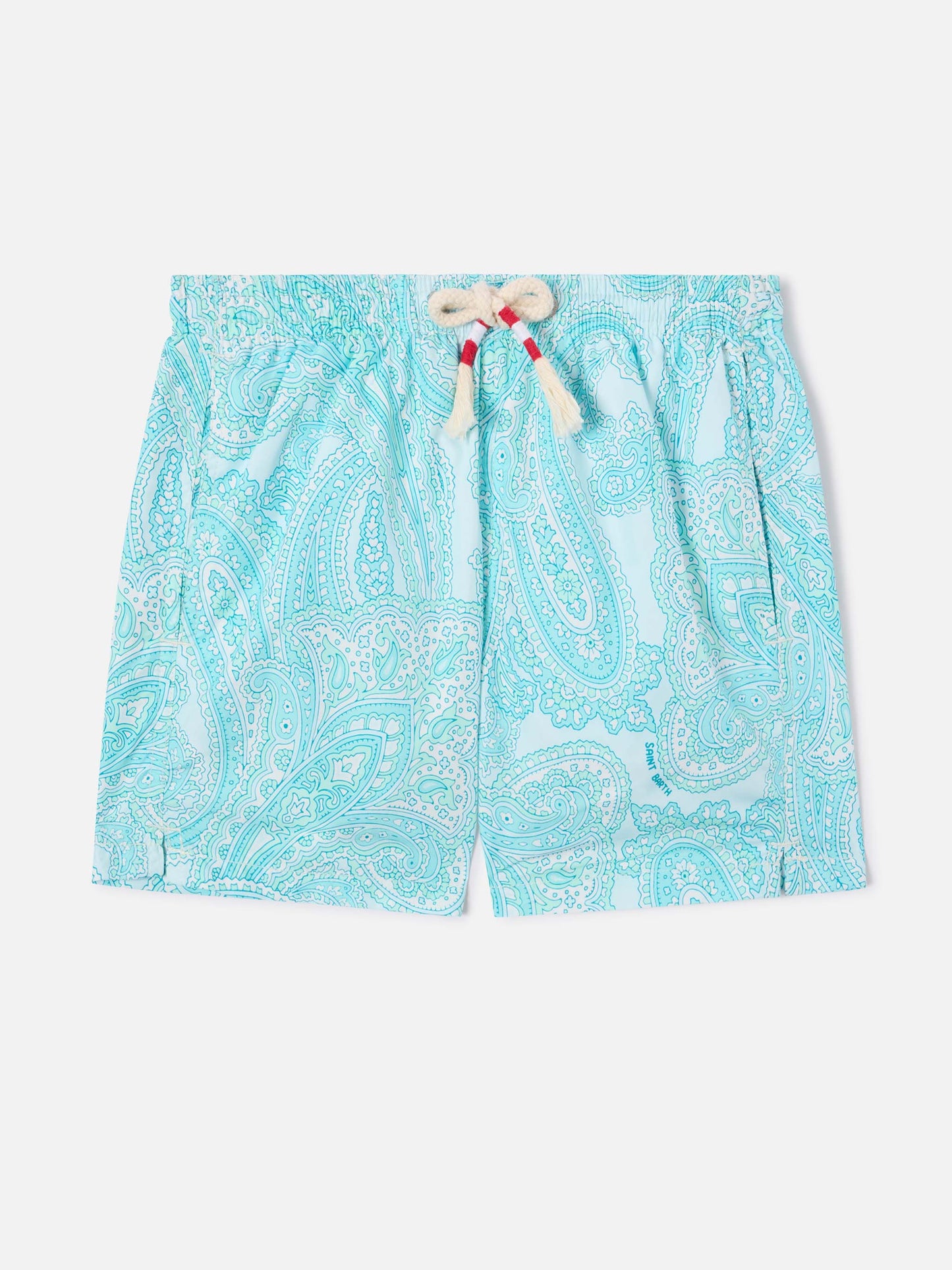 Leichte Badeshorts aus Stoff für Jungen Jean Lighting 70 mit Paisley-Print 