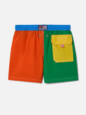 Short de bain multicolore garçon 