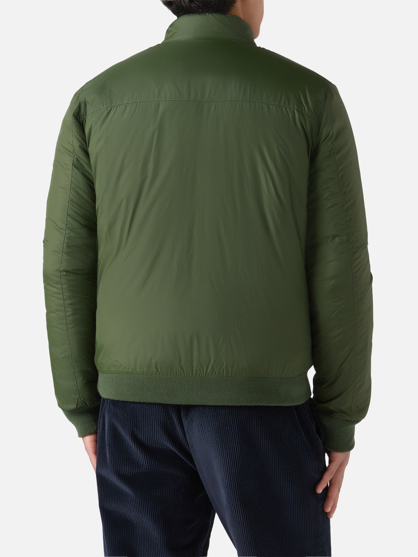Jet lightweight bomber jacket in military green