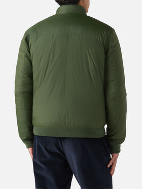 Jet lightweight bomber jacket in military green