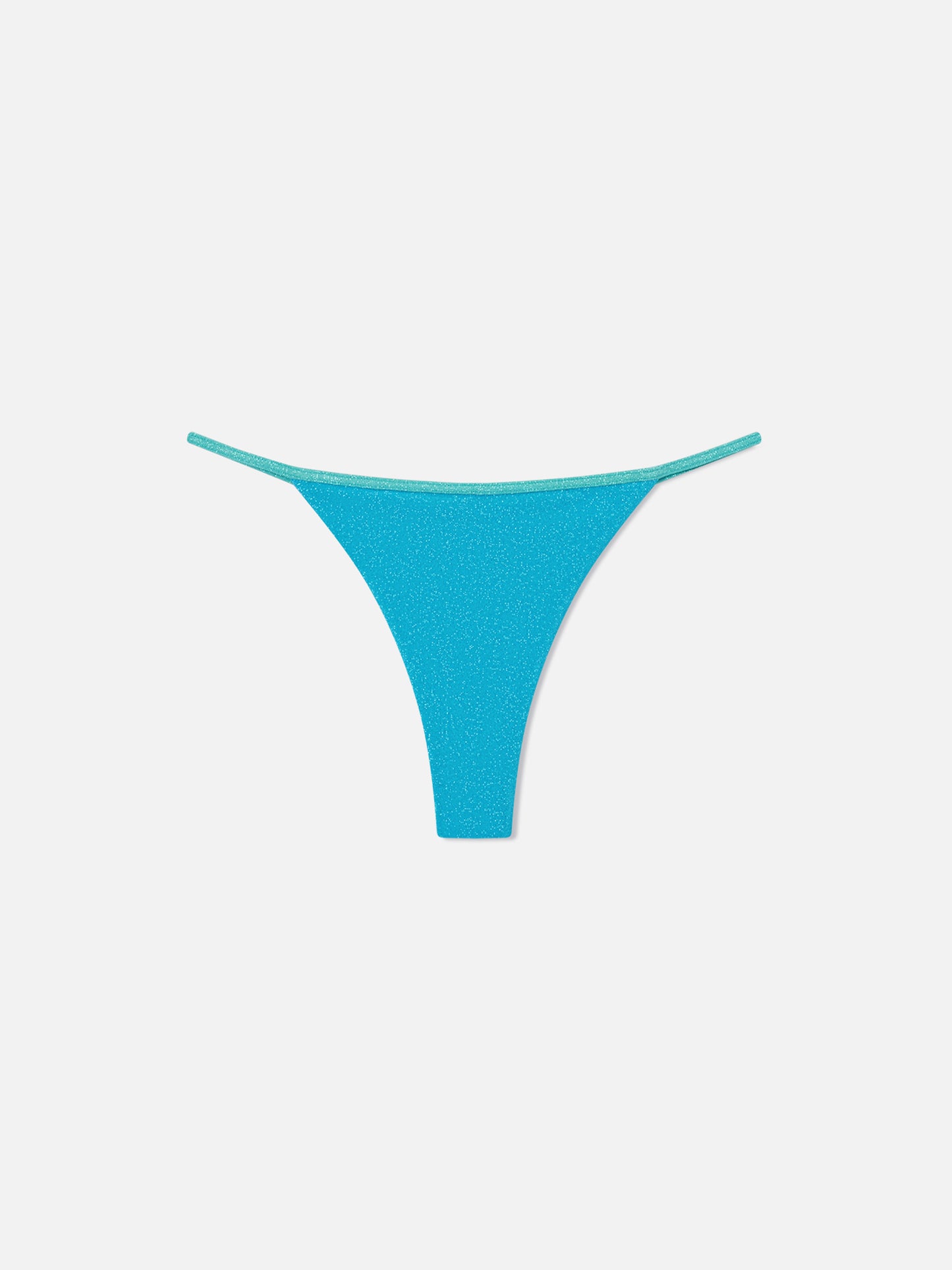 Türkise Jodene Bikinihose aus Lurex 