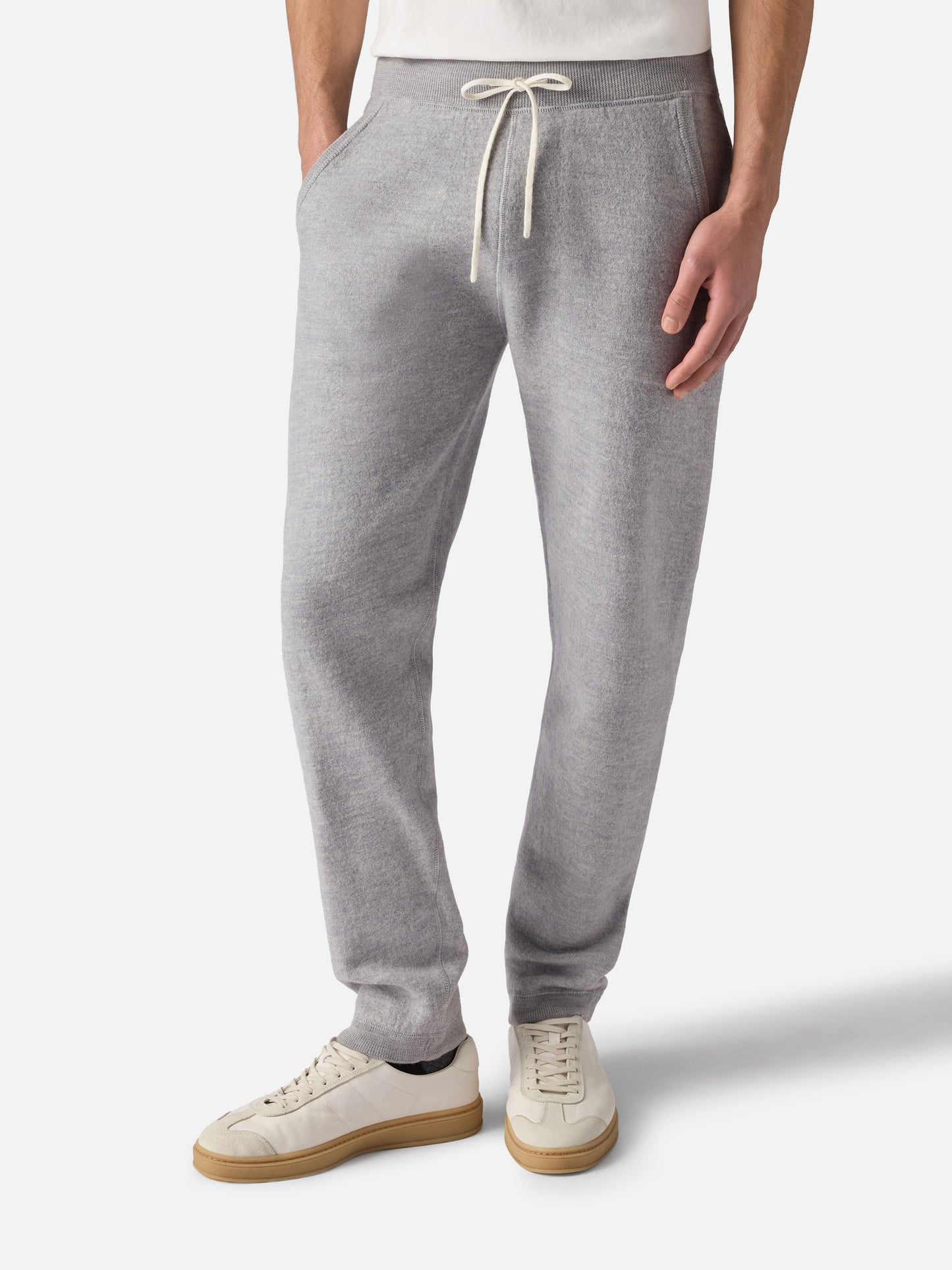 Track-Strick-Jogginghose mit Taschen