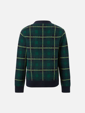 Jungen-Cardigan mit Bandana-Print