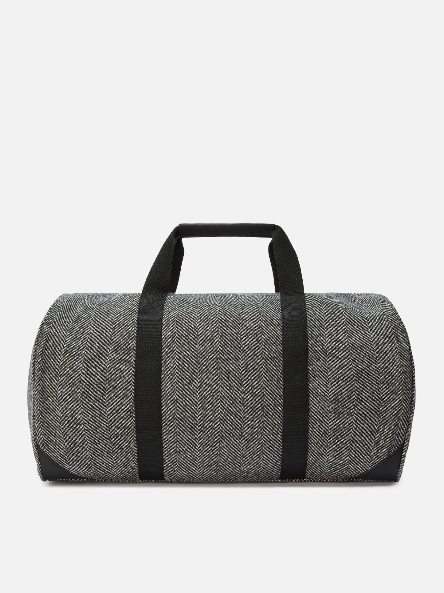 Jetleg Reisetasche aus Wollmischung in Fischgrätmuster
