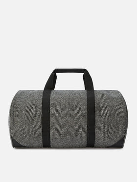 Jetleg Reisetasche aus Wollmischung in Fischgrätmuster