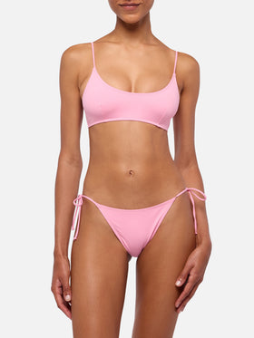 Klassischer Bralette-Bikini von Judy Marielle in Rosa