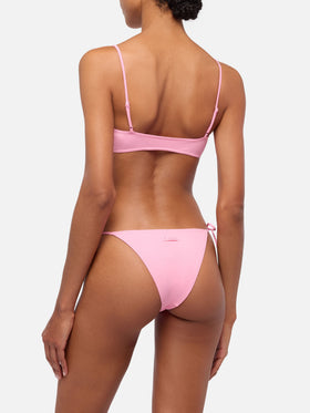 Klassischer Bralette-Bikini von Judy Marielle in Rosa