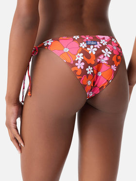 Judy Virgo retro floral bralette bikini