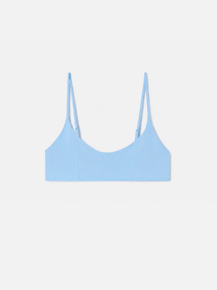 Light blue Judy bralette bikini top