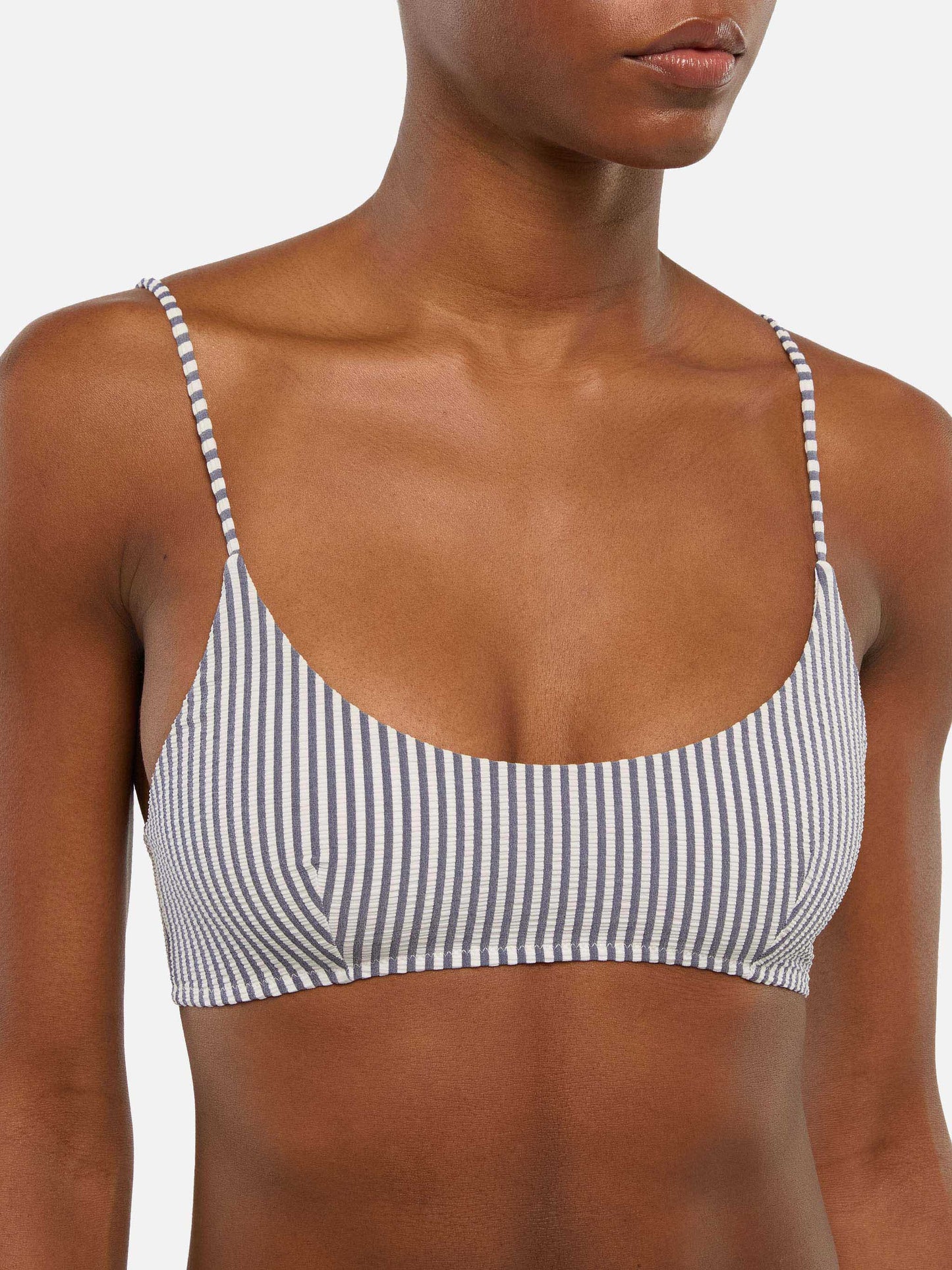 Judy Virgo striped bralette bikini