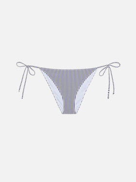 Virgo classic swim briefs with striped print - MC2 Saint Barth
