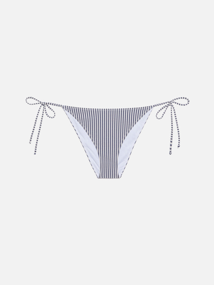 Virgo classic swim briefs with striped print - MC2 Saint Barth
