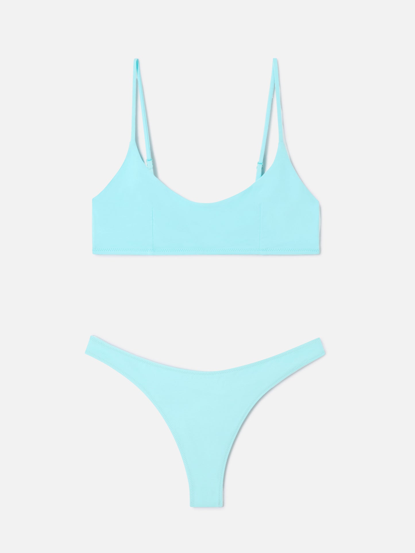 Judy Naomi Bralette-Bikini in Wassergrün 
