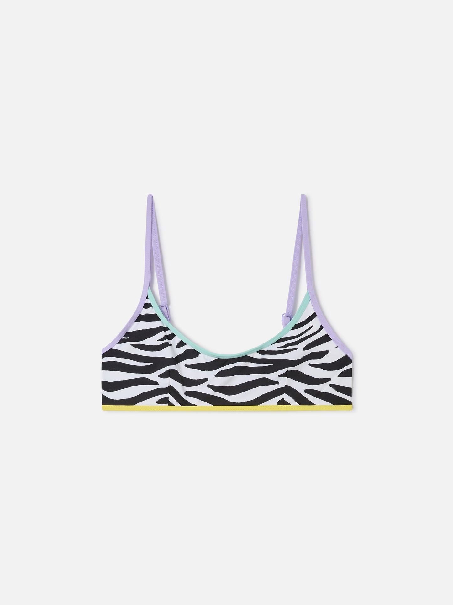 Haut de bikini brassière Judy String à imprimé zèbre 