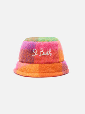 Cappello bucket Jude con stampa check