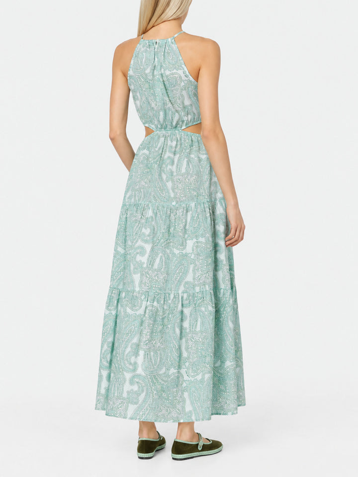 Vestido largo Kaby con estampado paisley 