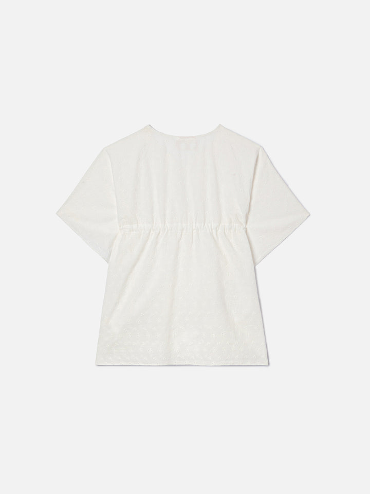 Kate Cotton broderie short kaftan