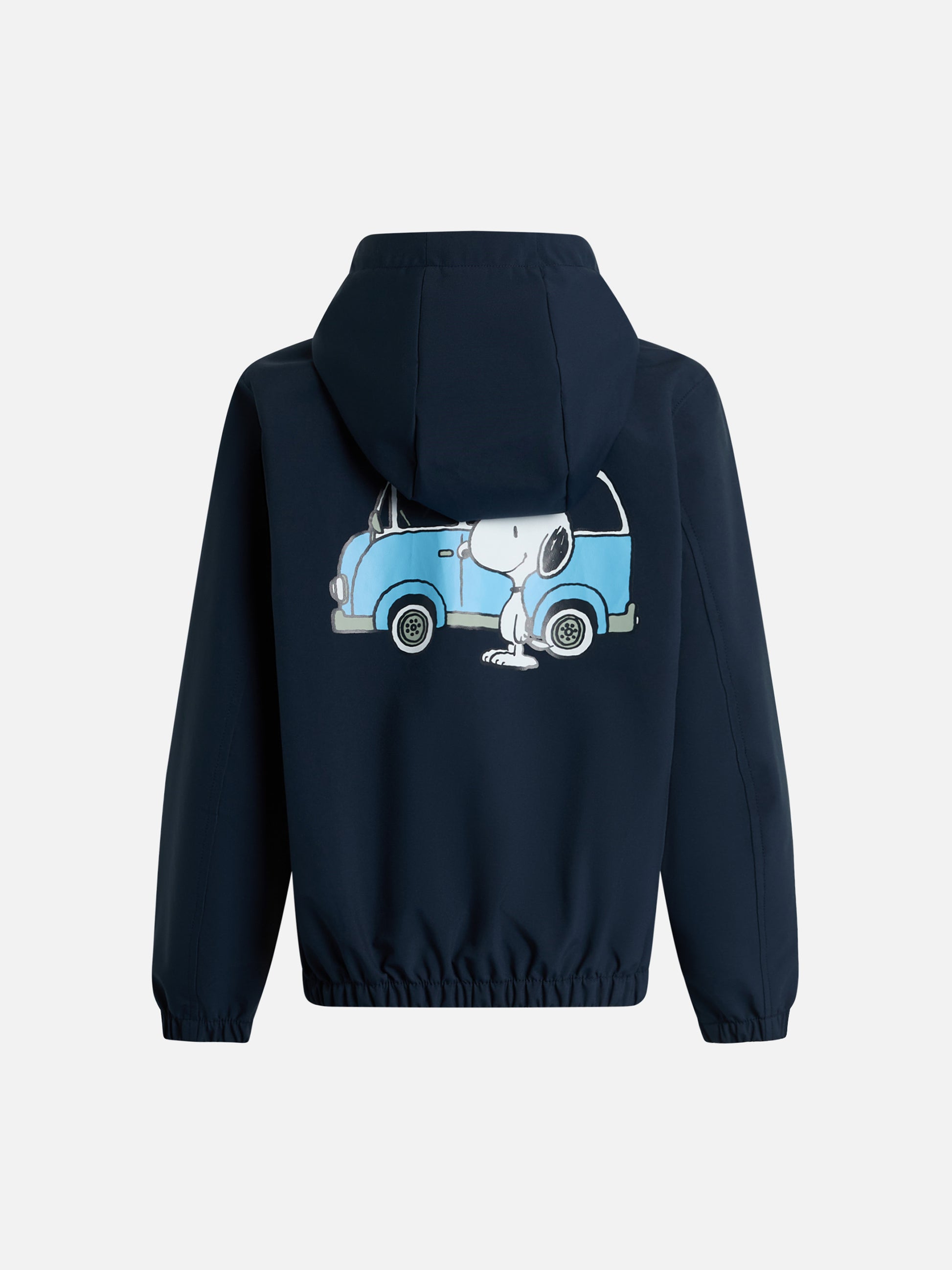 Boy hooded lightweight windbreaker Kauris Jr with Snoopy print | SNOOPY PEANUTS SPECIAL EDITION - MC2 Saint Barth