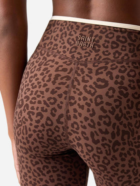 Kaya Leggings mit Leopardenprint 